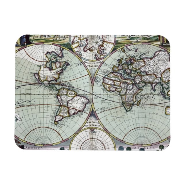 Íman Mapa do mundo (Horizontal)