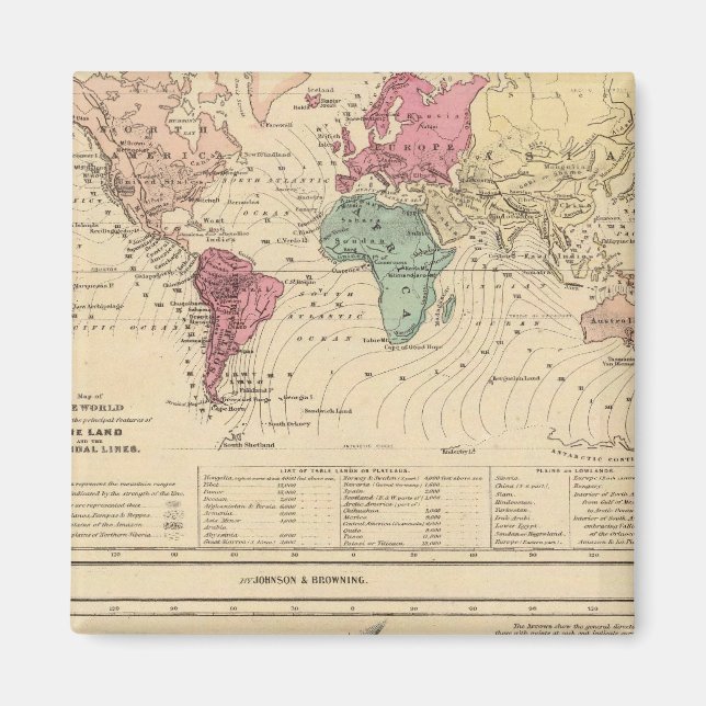 Íman Mapa do Mundo (Frente)