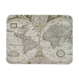 Íman Mapa do mundo 1676