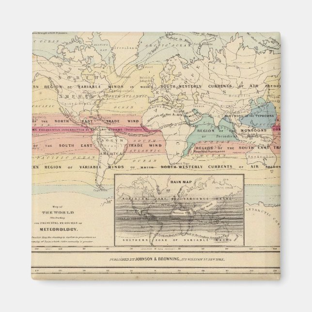 Íman Mapa do Mundo 2 (Frente)
