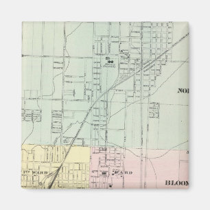 Íman Mapa do Normal, Bloomington