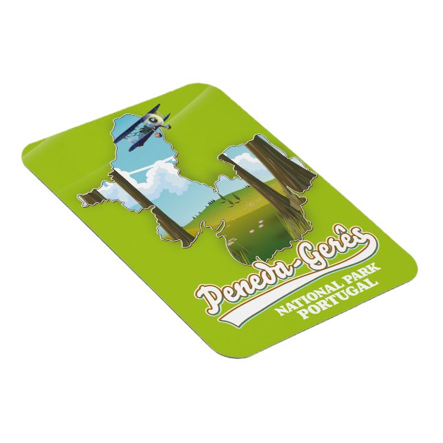 Íman Mapa do Parque Nacional da Peneda-gerês Portugal (Lado Direito)