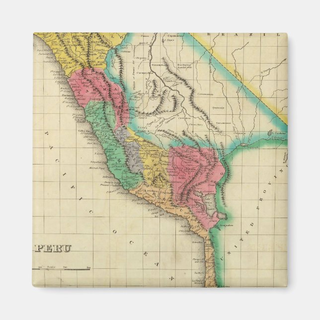 Íman Mapa Do Peru (Frente)