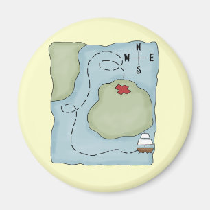 Íman Mapa do pirata