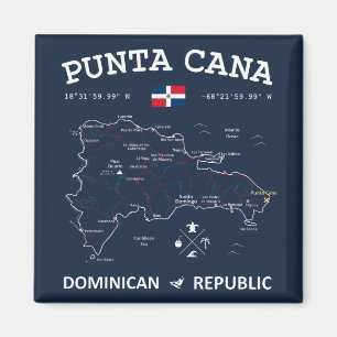 Íman Mapa do Punta Cana