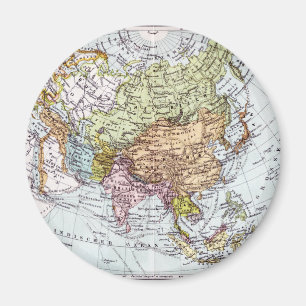 Íman Mapa do século XIX de Ásia