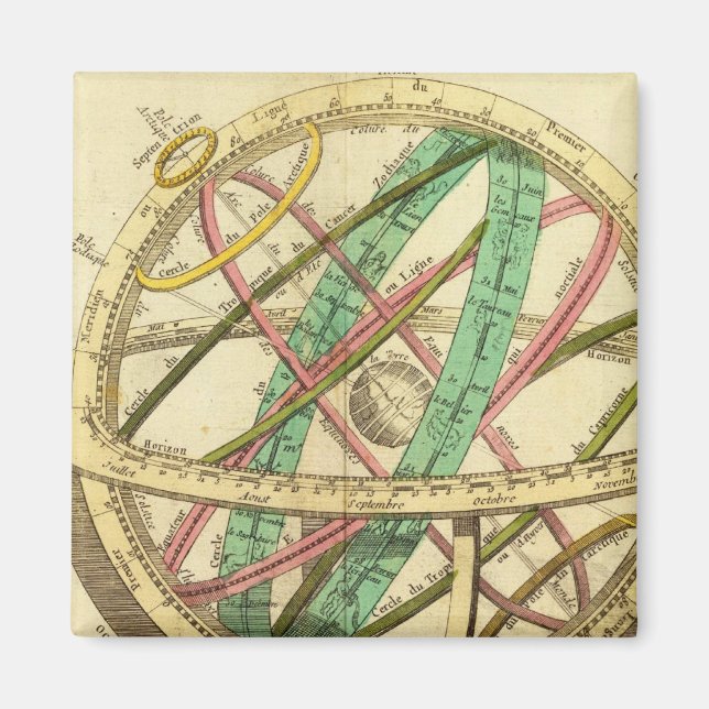 Íman Mapa do Sphere (Frente)