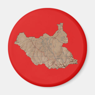Íman Mapa do Sudão do Sul