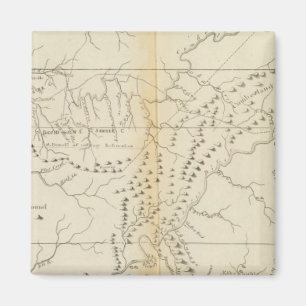 Íman Mapa do Tennessee