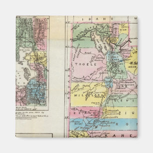 Íman Mapa do Território de Utah