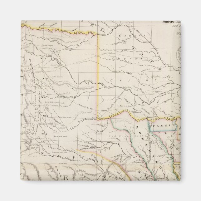 Íman Mapa do Texas (Frente)