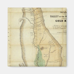 Íman Mapa do Vale do Sacramento