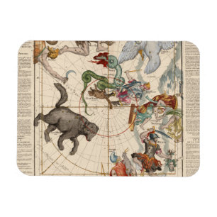 Íman Mapa do vintage do Pólo Norte