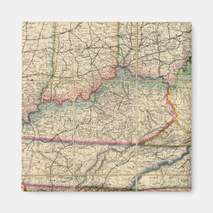 Íman Mapa dos Estados do Sul da América