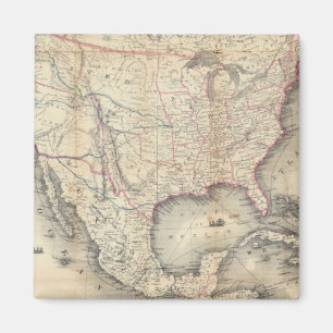 Íman Mapa Dos Estados Unidos