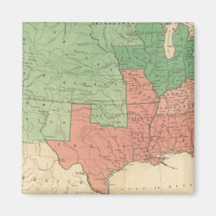 Íman Mapa dos Estados Unidos 2