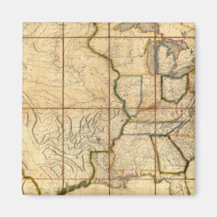 Íman Mapa dos Estados Unidos 3