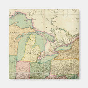 Íman Mapa dos Estados Unidos 6