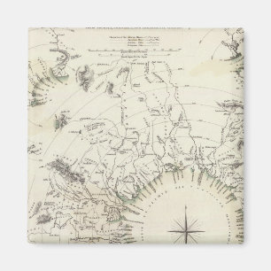 Íman Mapa dos principais cursos de rios