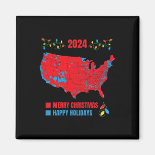 Íman Mapa Eleitoral 2024 Merry Christmas Trump Landslid