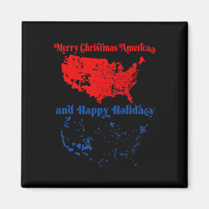 Íman Mapa Eleitoral 2024 Merry Christmas Trump Landslid