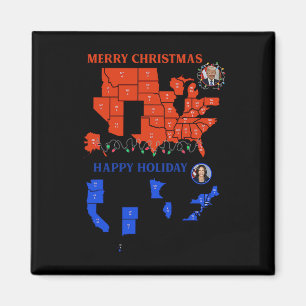 Íman Mapa Eleitoral 2024 Merry Christmas Trump Landslid