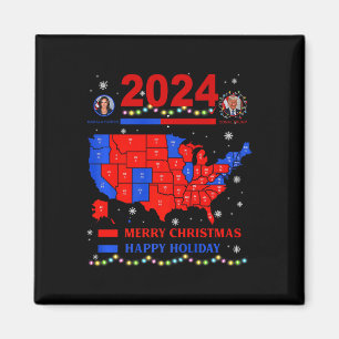 Íman Mapa Eleitoral 2024 Merry Christmas Trump Landslid