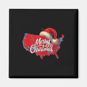 Íman Mapa Eleitoral 2024 Merry Christmas Trump Landslid