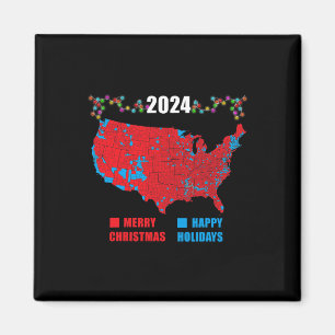 Íman Mapa Eleitoral 2024 Merry Christmas Trump Landslid