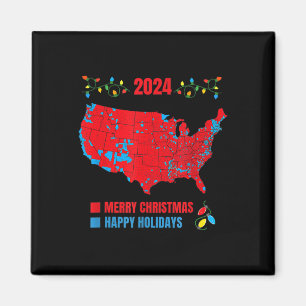 Íman Mapa Eleitoral 2024 Merry Christmas Trump Landslid