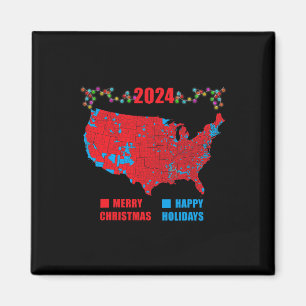 Íman Mapa Eleitoral 2024 Merry Christmas Trump Landslid