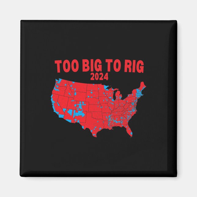 Íman Mapa Eleitoral 2024 Trump 312 Mapa Eleitoral Verme (Frente)