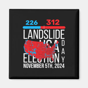Íman Mapa Eleitoral 2024 Votação Final 312 Trump Landsl