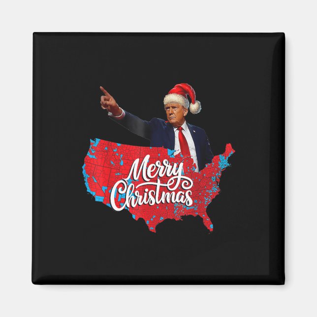 Íman Mapa eleitoral de Trump Papais noeis de Natal Feli (Frente)