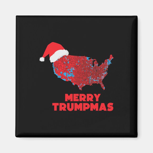 Íman Mapa eleitoral de Trump Papais noeis de Natal Feli (Frente)