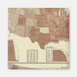 Íman Mapa estatístico das mortes