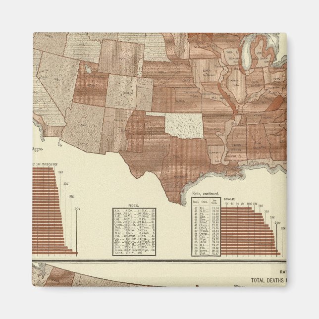 Íman Mapa estatístico das mortes (Frente)