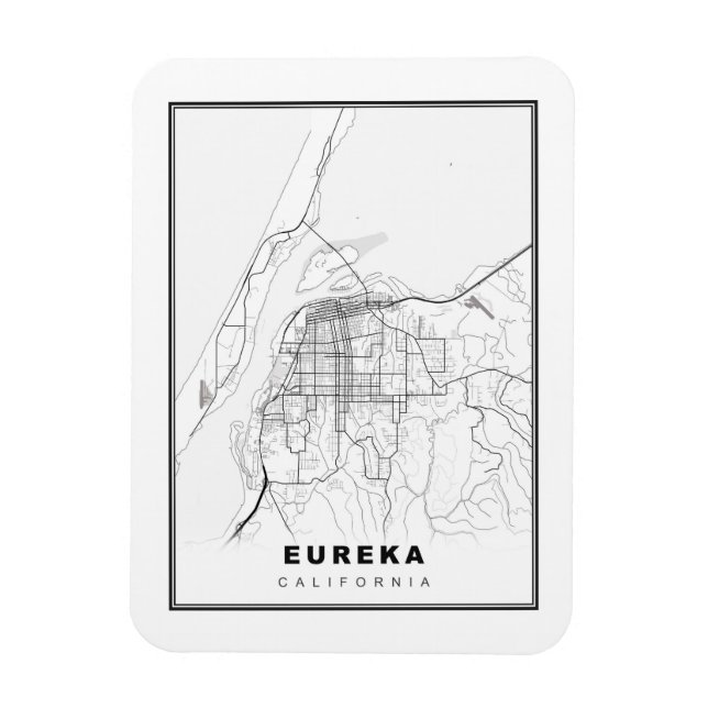 Íman Mapa Eureka (Vertical)
