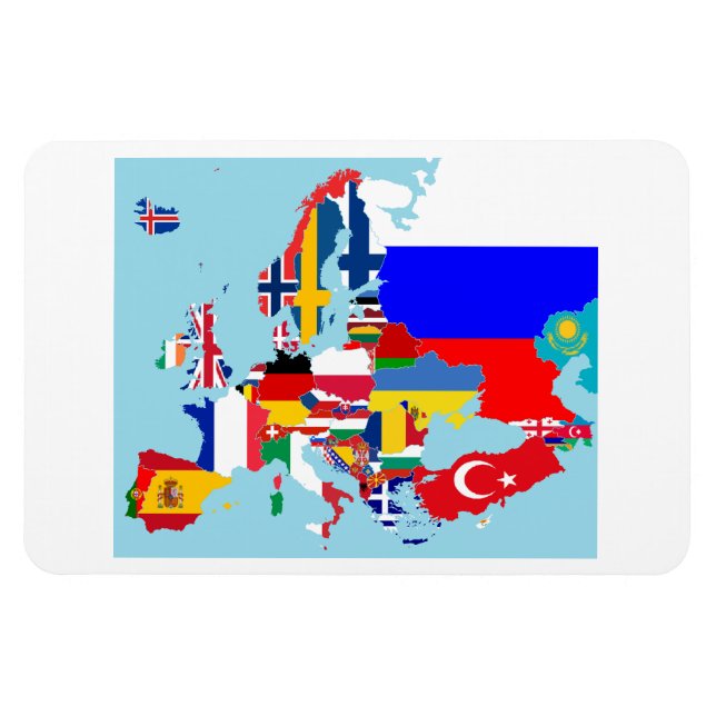 ÍMAN  MAPA EUROPA (Horizontal)