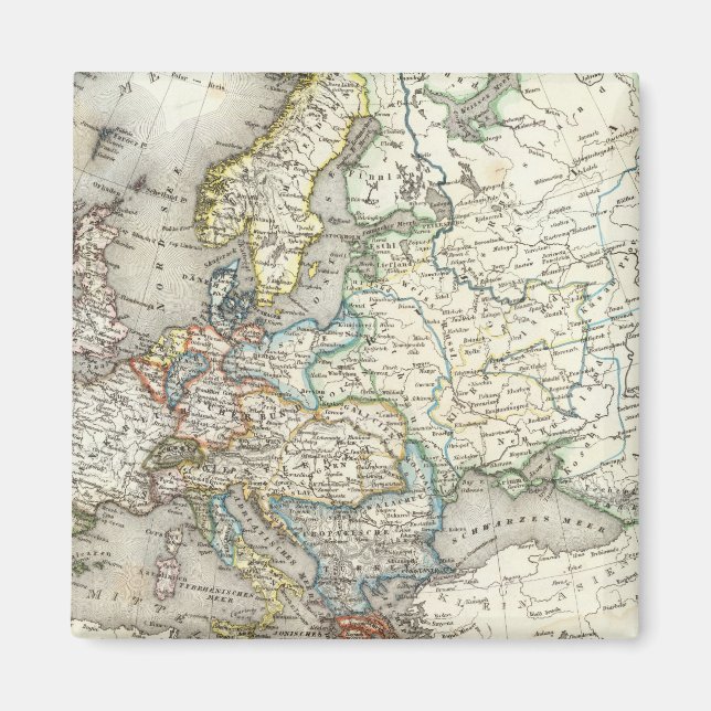 Íman Mapa Europeu (Frente)