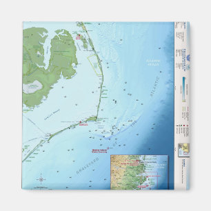 Íman Mapa exterior dos bancos