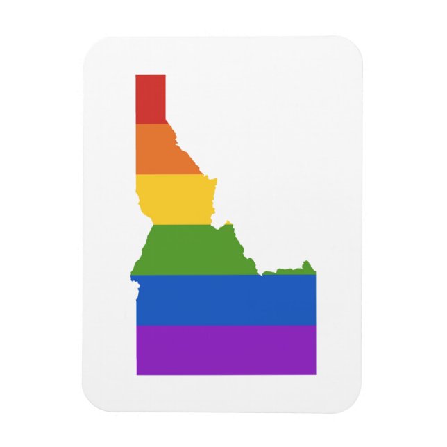 Íman Mapa gay dos EUA | Estado de Idaho (Vertical)