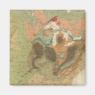 Íman Mapa geográfico EUA