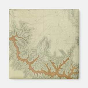 Íman Mapa Geológico Composto do Planalto do Kaibab