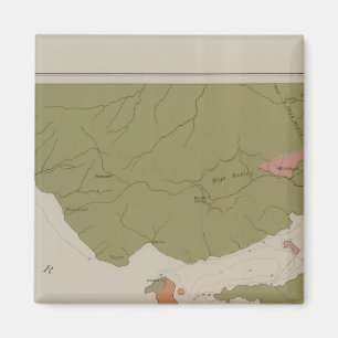 Íman Mapa Geológico do Distrito de Clear Lake