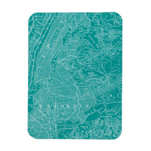 Íman Mapa gráfico de Nova York