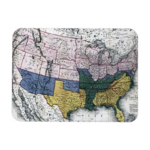 ÍMAN  MAPA: GUERRA CIVIL, 1864