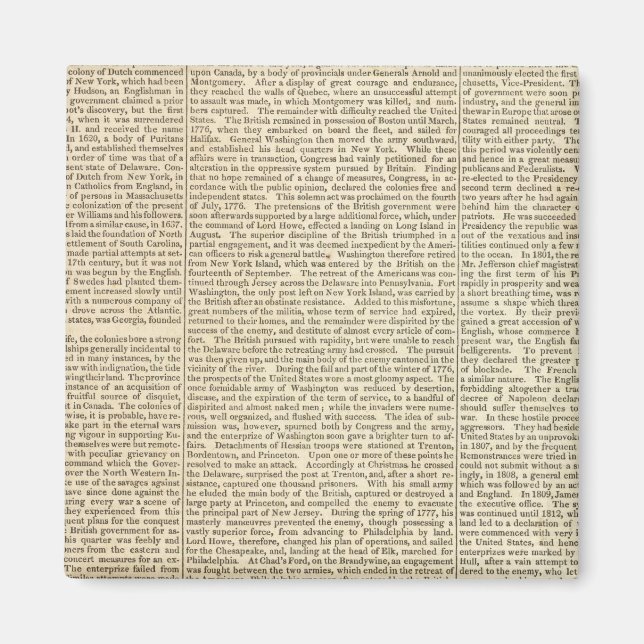 Íman Mapa Histórico 2 dos Estados Unidos (Frente)