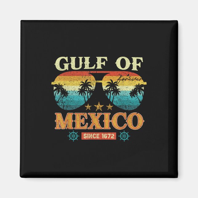 Íman Mapa Histórico Do Golfo Do México Em 1569 (Frente)