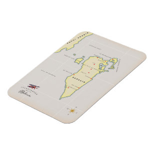 Íman Mapa Ilustrado da Irlanda